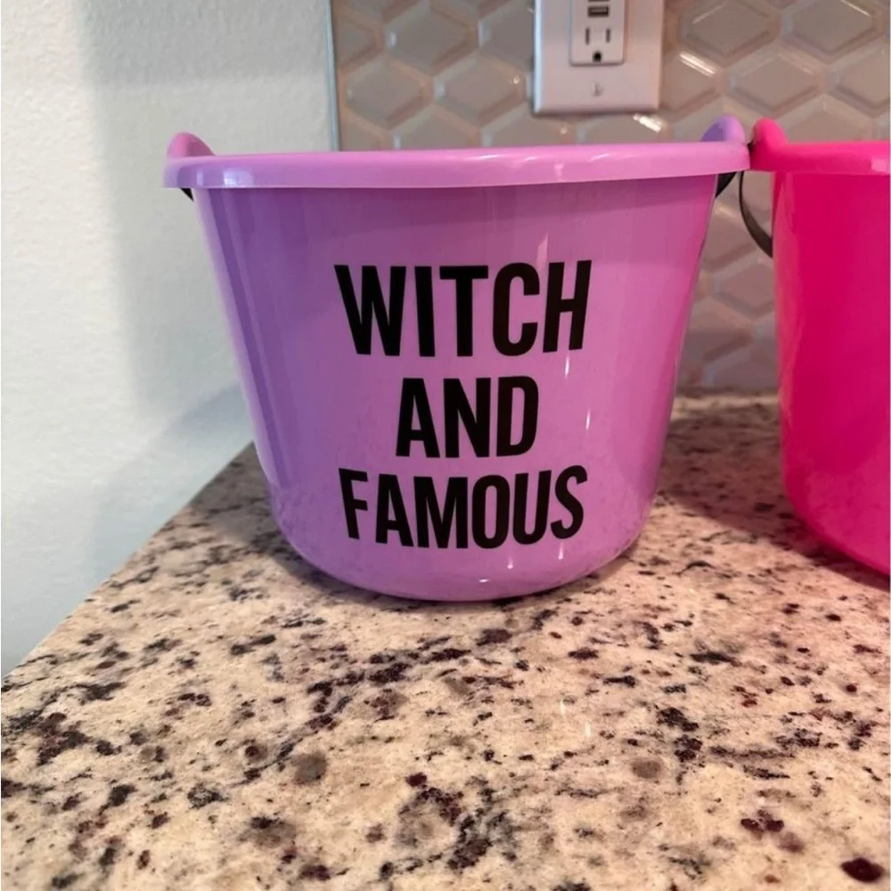 Target Colorful Halloween Candy Buckets - Set of 4 - Purple, Pink, Blue,…